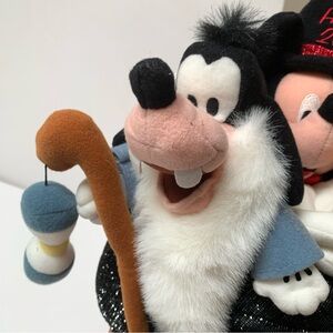 Vintage Disney “New Year” Mickey Goofy , Donald Duck in Sparkling Top Hat SET